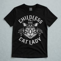 Childless Cat Lady Feminist Voting Ladies Is Voting Kamala T-Shirt
