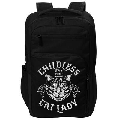 Childless Cat Lady Feminist Voting Ladies Is Voting Kamala Impact Tech Backpack
