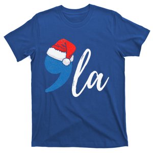 Christmas Comma La Santa Hat Kamala T-Shirt