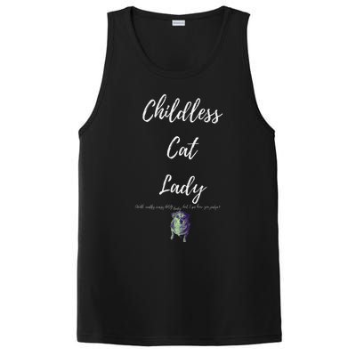 Childless Cat Lady PosiCharge Competitor Tank