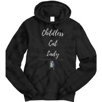 Childless Cat Lady Tie Dye Hoodie