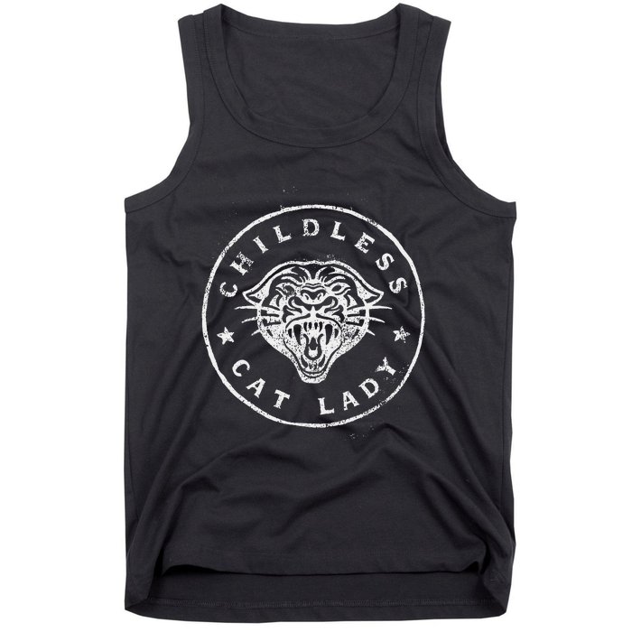 Childless Cat Lady Gift Tank Top