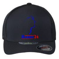 Childless Cat Lady For Harris 2024 Flexfit Unipanel Trucker Cap