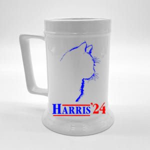 Childless Cat Lady For Harris 2024 Beer Stein