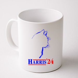 Childless Cat Lady For Harris 2024 Coffee Mug