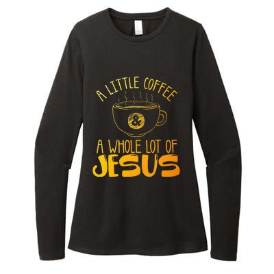 Christian Coffee Lover Womens CVC Long Sleeve Shirt