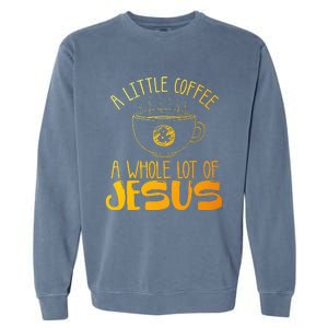 Christian Coffee Lover Garment-Dyed Sweatshirt