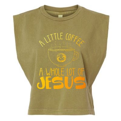 Christian Coffee Lover Garment-Dyed Women's Muscle Tee