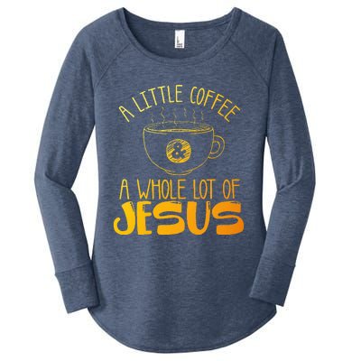 Christian Coffee Lover Women's Perfect Tri Tunic Long Sleeve Shirt