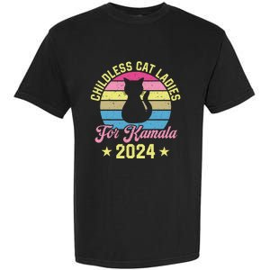 Childless Cat Ladies For Kamala 2024 Garment-Dyed Heavyweight T-Shirt