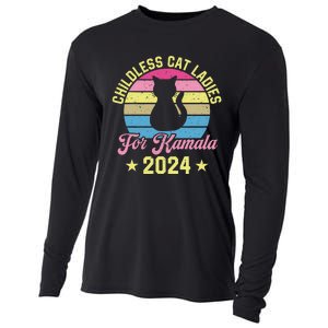 Childless Cat Ladies For Kamala 2024 Cooling Performance Long Sleeve Crew