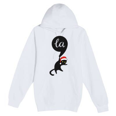 Cat Comma La Kamala Harris For President 2024 Premium Pullover Hoodie