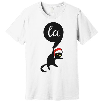 Cat Comma La Kamala Harris For President 2024 Premium T-Shirt