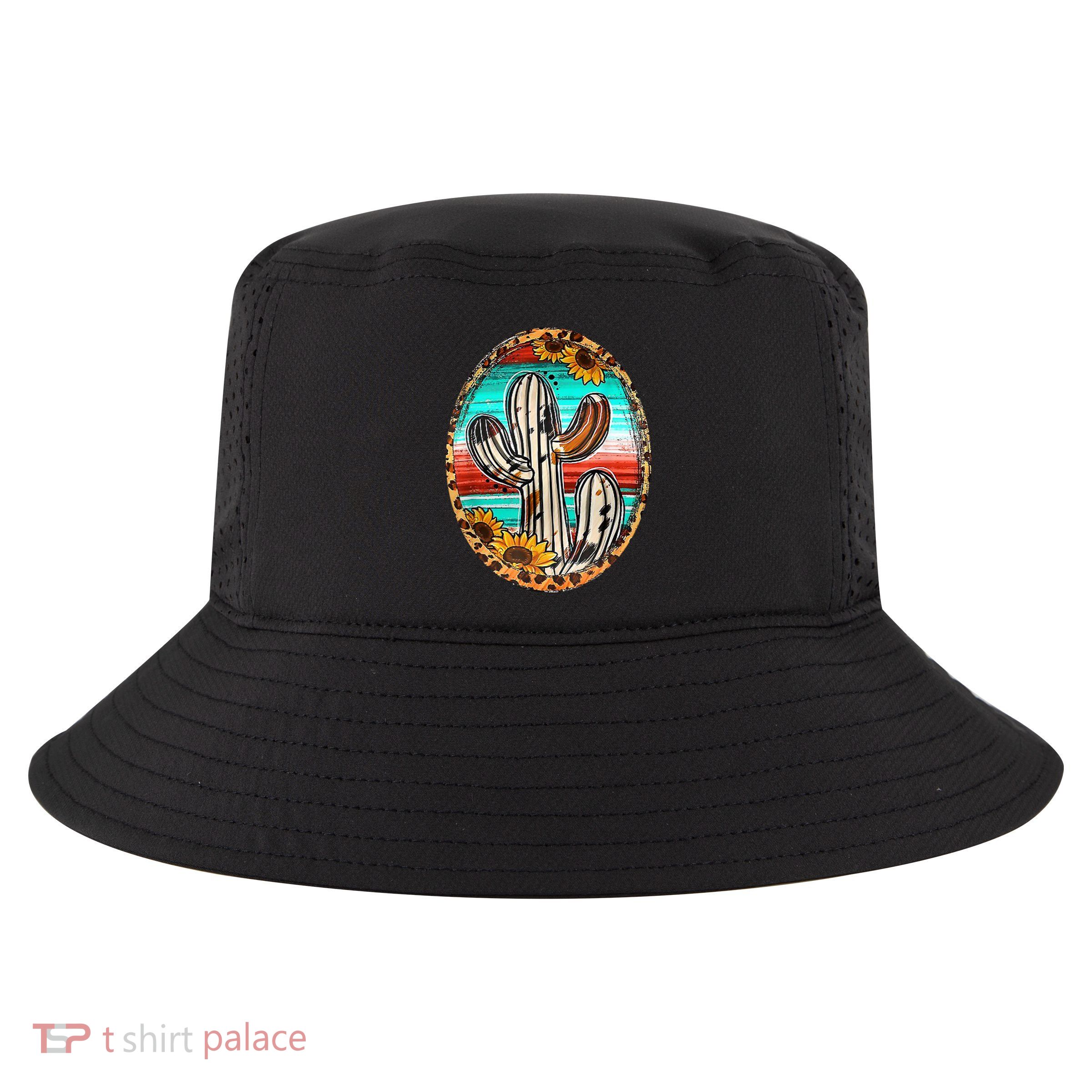 Cowhide Cactus Leopard Cow Cool Comfort Performance Bucket Hat