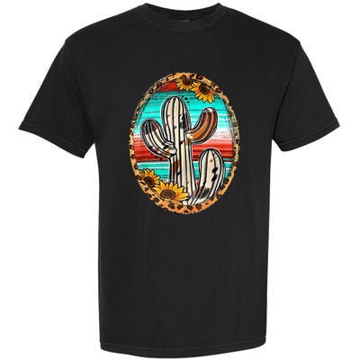 Cowhide Cactus Leopard Cow Garment-Dyed Heavyweight T-Shirt