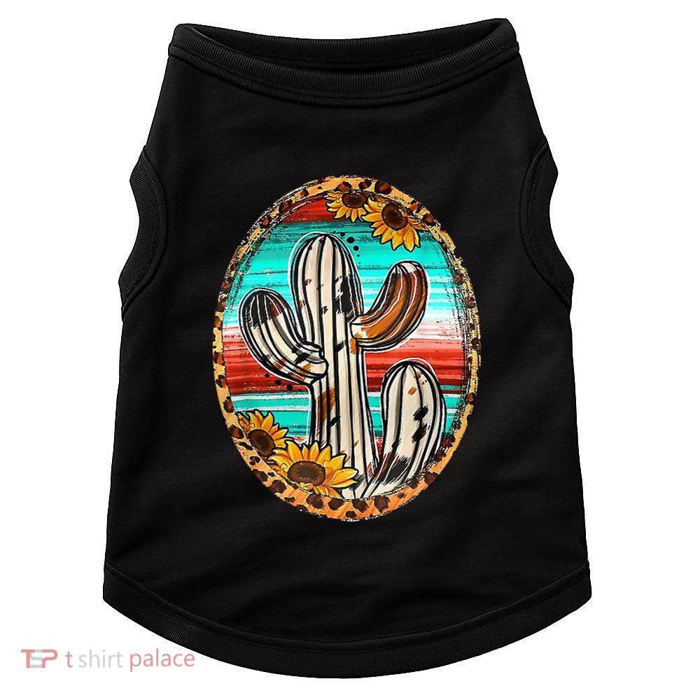 Cowhide Cactus Leopard Cow Doggie Tank
