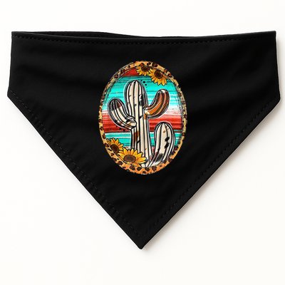 Cowhide Cactus Leopard Cow USA-Made Doggie Bandana