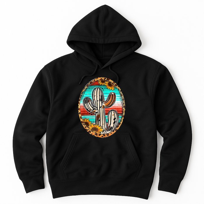 Cowhide Cactus Leopard Cow Hoodie