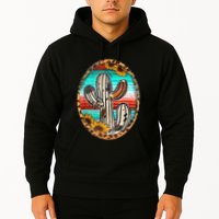 Cowhide Cactus Leopard Cow Hoodie