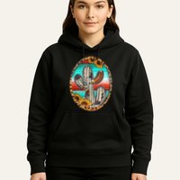 Cowhide Cactus Leopard Cow Hoodie