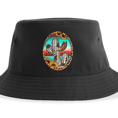 Cowhide Cactus Leopard Cow Sustainable Bucket Hat