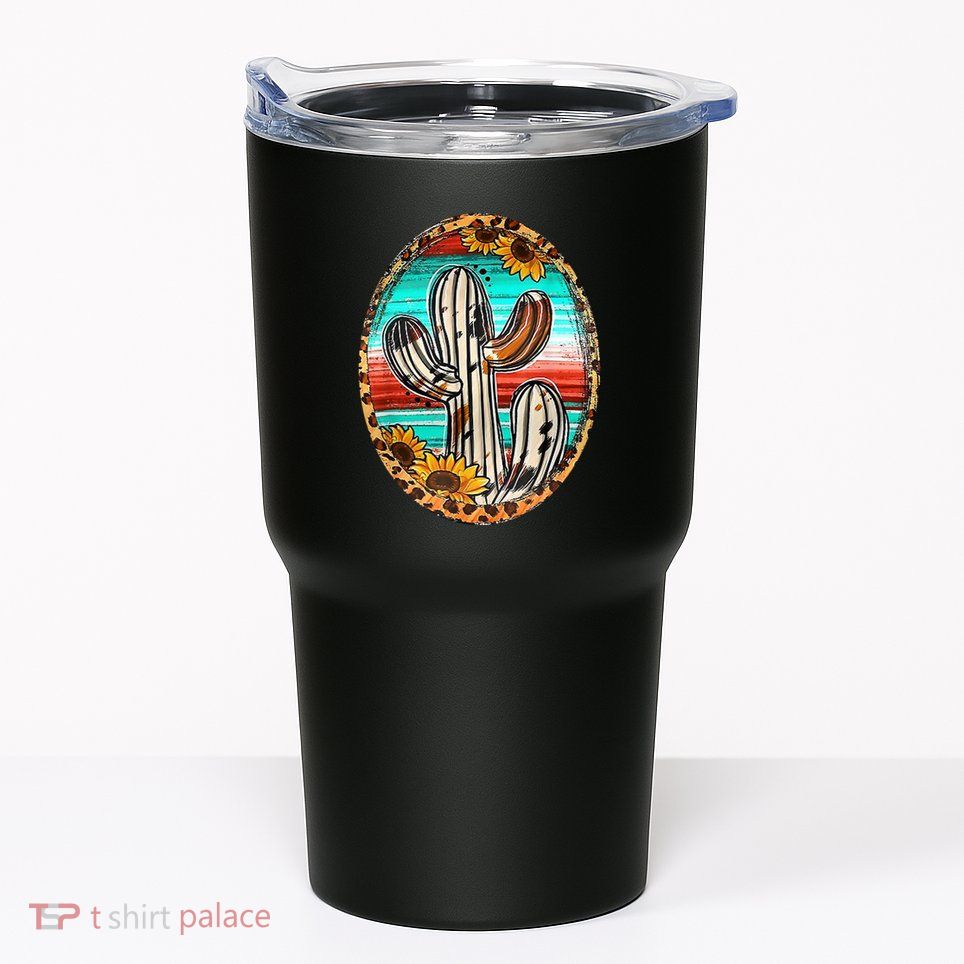 Cowhide Cactus Leopard Cow Tumbler