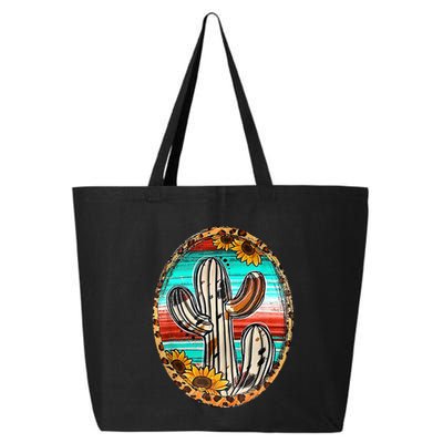 Cowhide Cactus Leopard Cow 25L Jumbo Tote