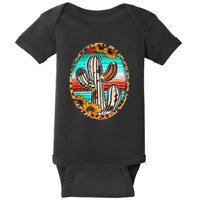 Cowhide Cactus Leopard Cow Baby Bodysuit