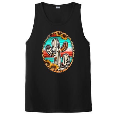 Cowhide Cactus Leopard Cow PosiCharge Competitor Tank