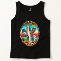 Cowhide Cactus Leopard Cow Tank Top