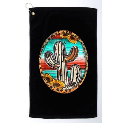 Cowhide Cactus Leopard Cow Platinum Collection Golf Towel