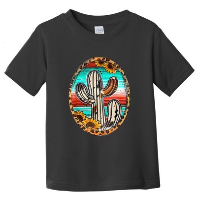 Cowhide Cactus Leopard Cow Toddler T-Shirt