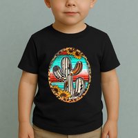 Cowhide Cactus Leopard Cow Toddler T-Shirt