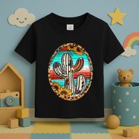 Cowhide Cactus Leopard Cow Toddler T-Shirt