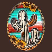 Cowhide Cactus Leopard Cow Apron