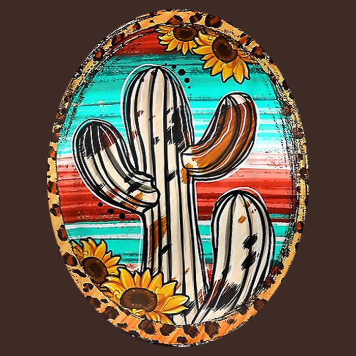 Cowhide Cactus Leopard Cow Apron