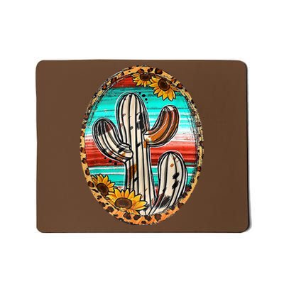 Cowhide Cactus Leopard Cow Mousepad