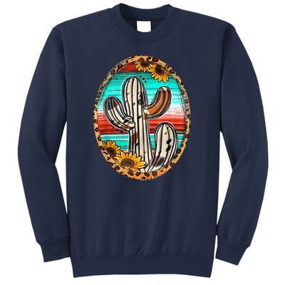 Cowhide Cactus Leopard Cow Sweatshirt