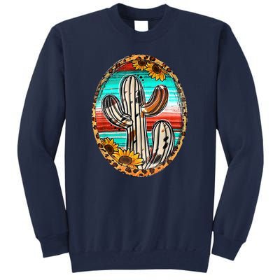 Cowhide Cactus Leopard Cow Tall Sweatshirt