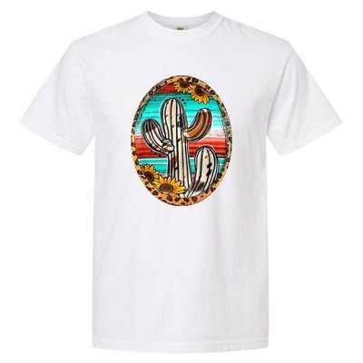 Cowhide Cactus Leopard Cow Garment-Dyed Heavyweight T-Shirt