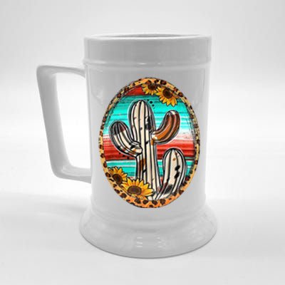 Cowhide Cactus Leopard Cow Beer Stein