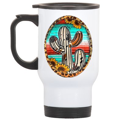 Cowhide Cactus Leopard Cow Stainless Steel Travel Mug