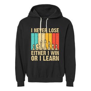 Cool Chess Lover Art For Novelty Chess Player Garment-Dyed Fleece Hoodie