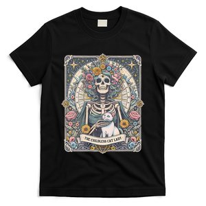 Childless Cat Lady Tarot Card T-Shirt