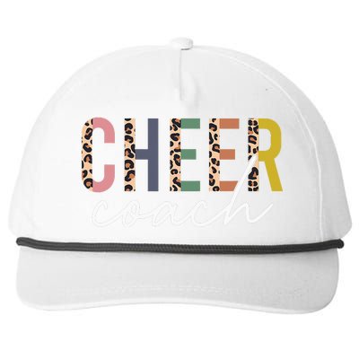 Cheer Coach Leopard Cheerleading Props Cute Cheer For Coach Snapback Five-Panel Rope Hat