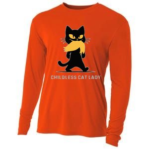 Childless Cat Lady Kamala Harris 2024 47 47th President Win Cooling Performance Long Sleeve Crew