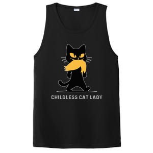 Childless Cat Lady Kamala Harris 2024 47 47th President Win PosiCharge Competitor Tank