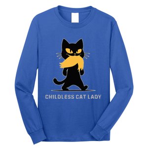 Childless Cat Lady Kamala Harris 2024 47 47th President Win Long Sleeve Shirt