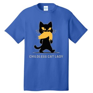 Childless Cat Lady Kamala Harris 2024 47 47th President Win Tall T-Shirt