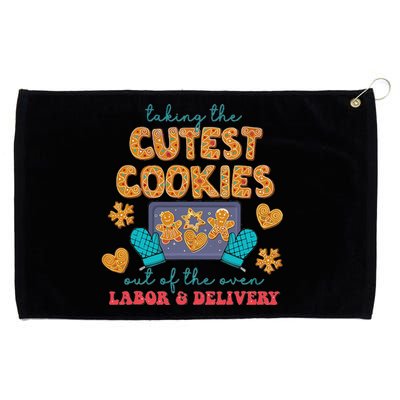 Cutest Cookies Labor And Delivery Christmas Holiday Party Grommeted Golf Towel